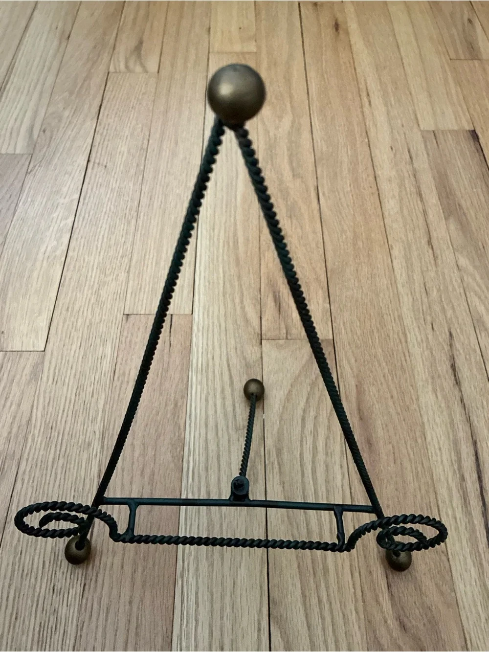 NWT Terragrafics® Artisans Guild French Wire Easel w/Frame, Green, Gold, 1997
